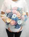 豐盛永生不凋盆花Lush Preserved Flower Arrangement